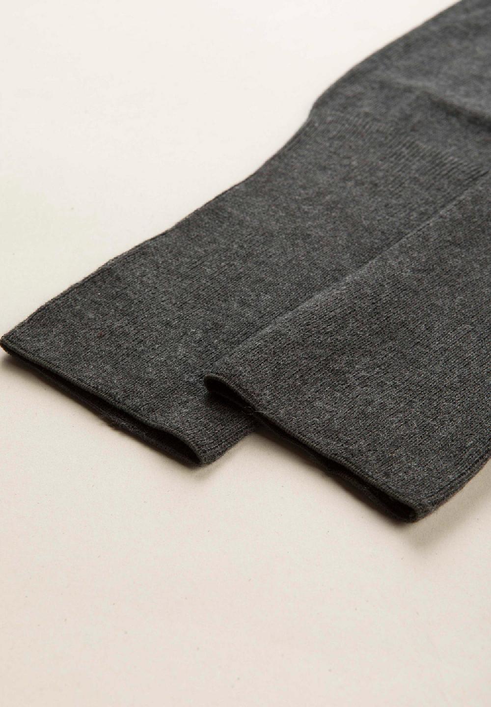 Angelico Calza antracite cotone stretch unito Vendite Flash