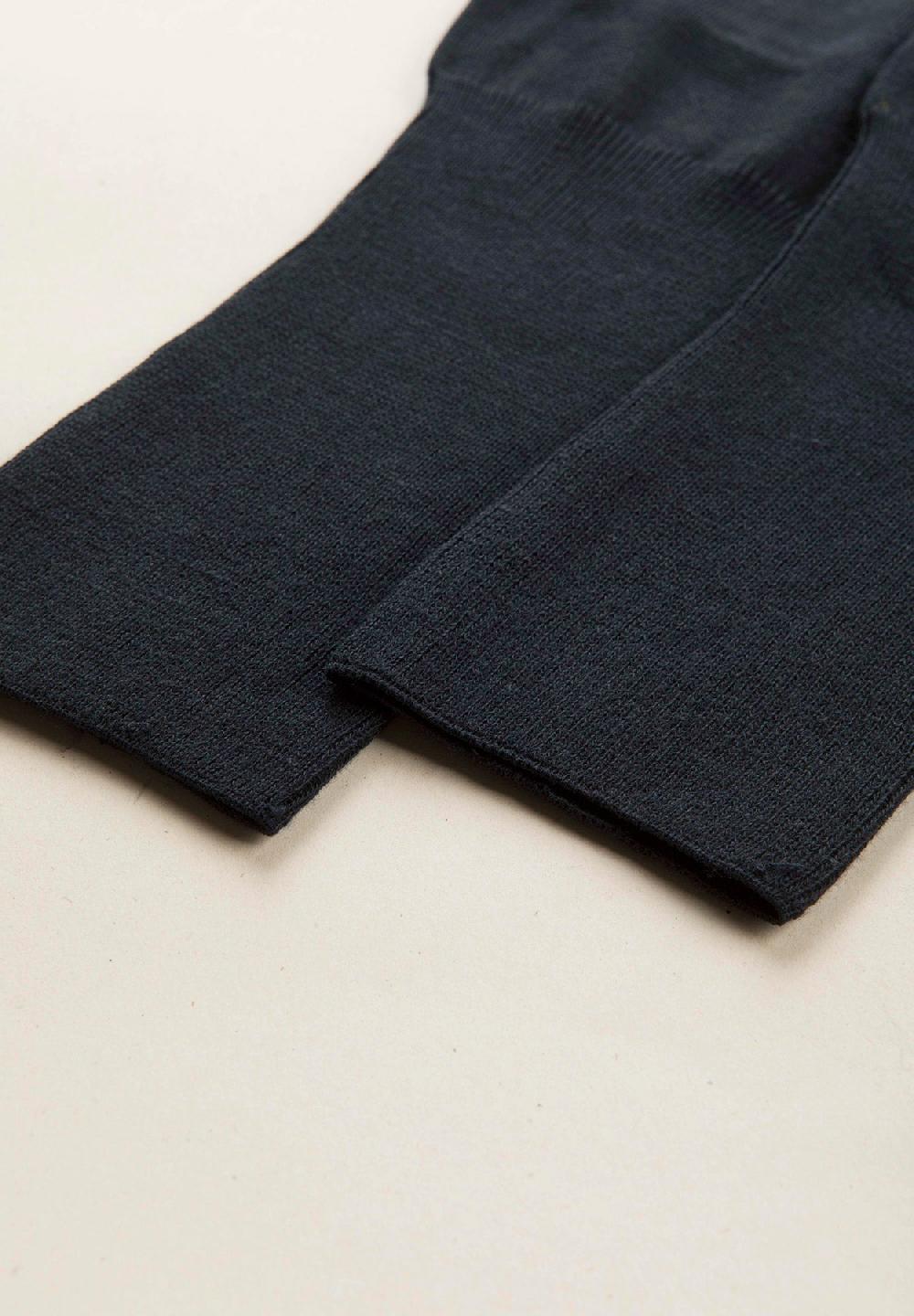Angelico Calza blu cotone stretch unito Negozio