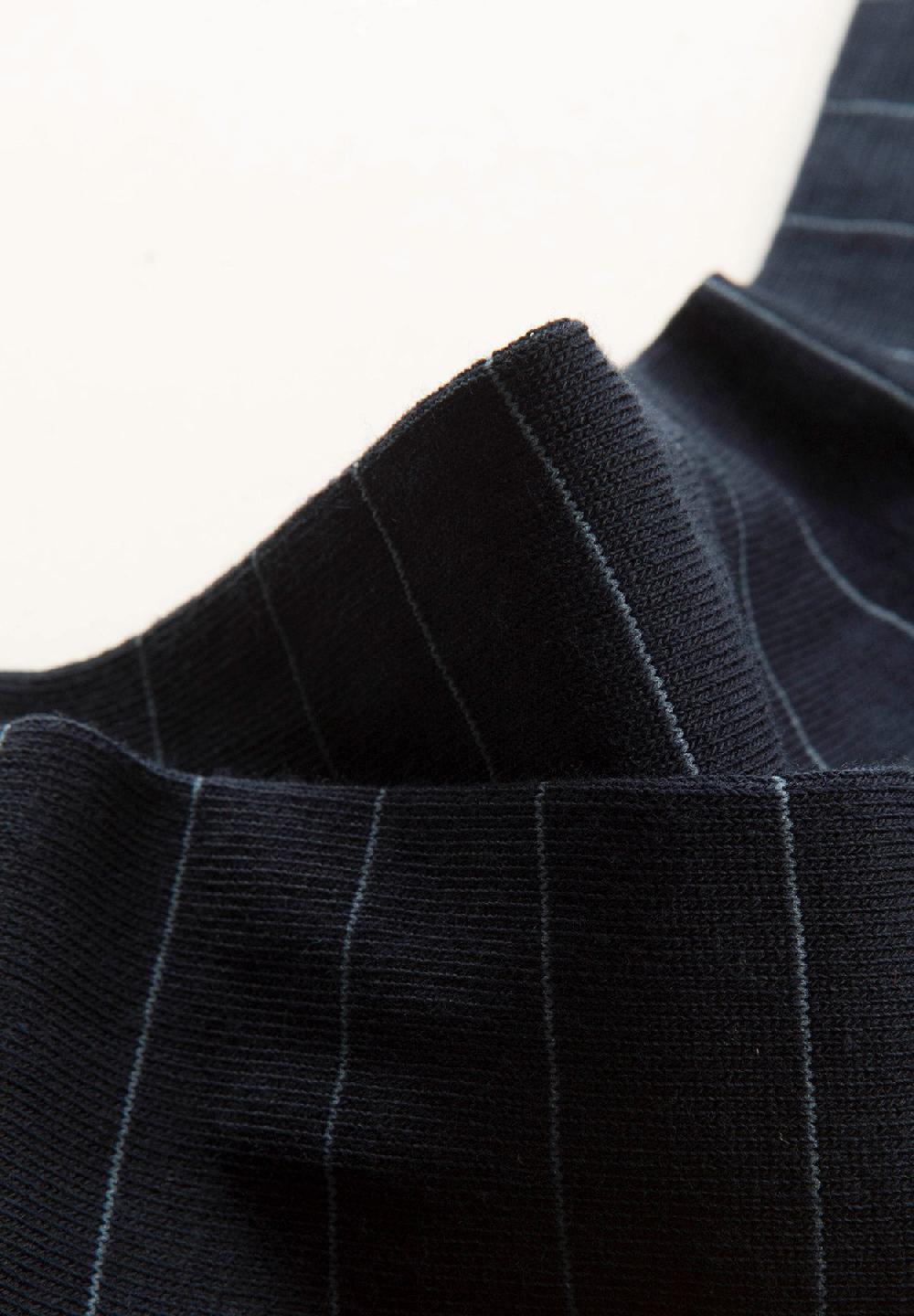 Angelico Calza blu notte righe cotone stretch 2025