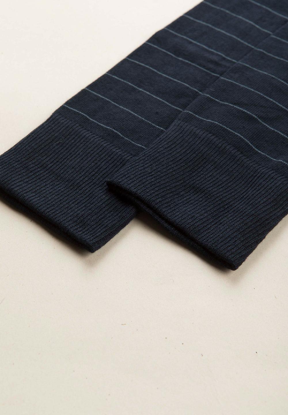 Angelico Calza blu notte righe cotone stretch 2025