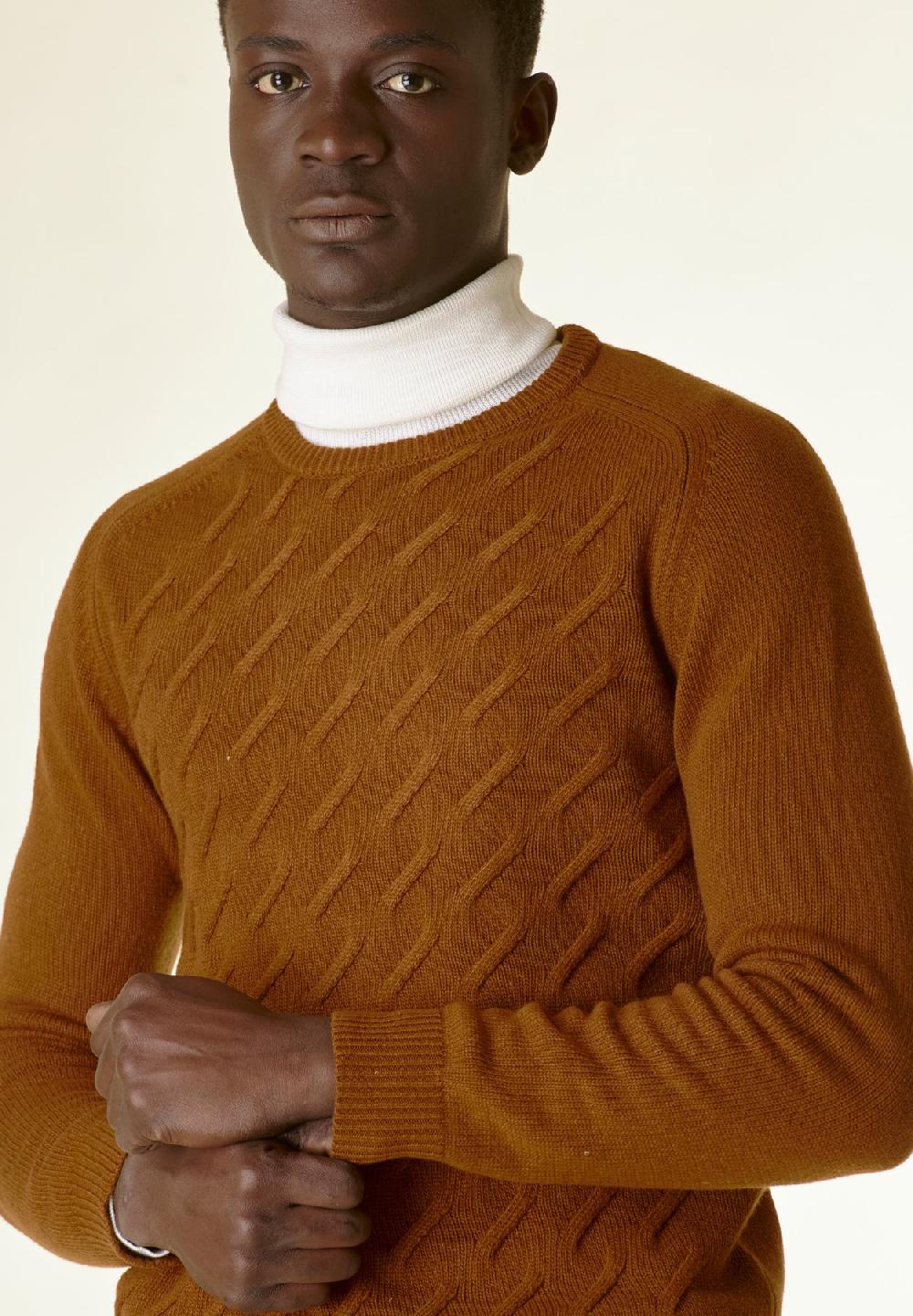 Angelico Maglia biscotto finte losanghe raglan Fino Al -60%