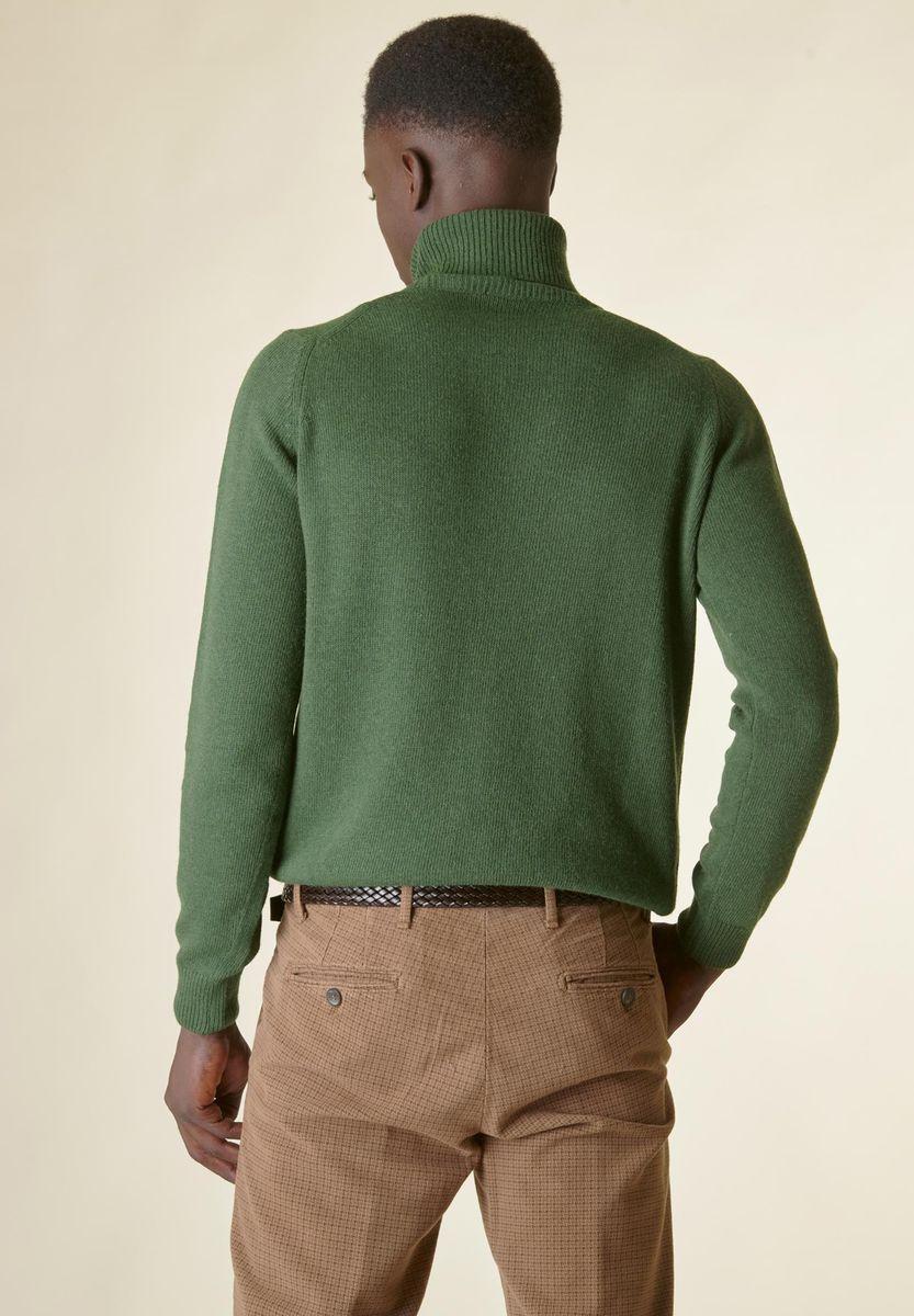 Angelico Dolcevita verde loden mano-cashmere Online