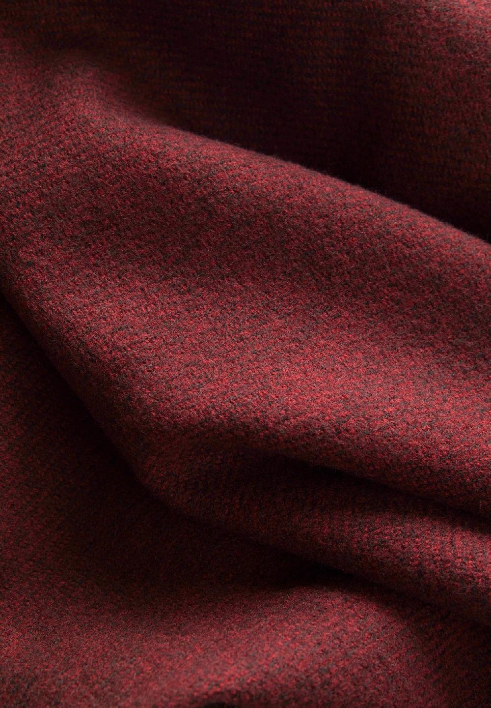 Angelico Sciarpa bordeaux melange In Vendita
