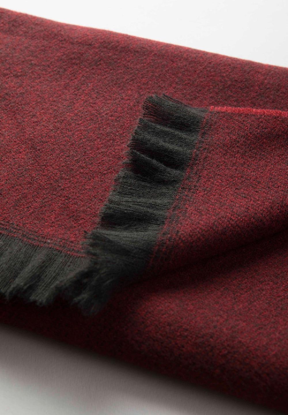 Angelico Sciarpa bordeaux melange In Vendita