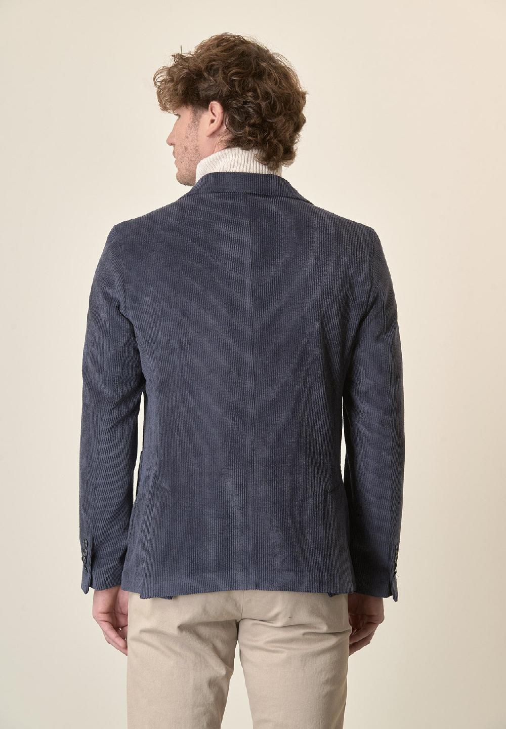 Angelico Giacca blu velluto Spedizione Gratuita